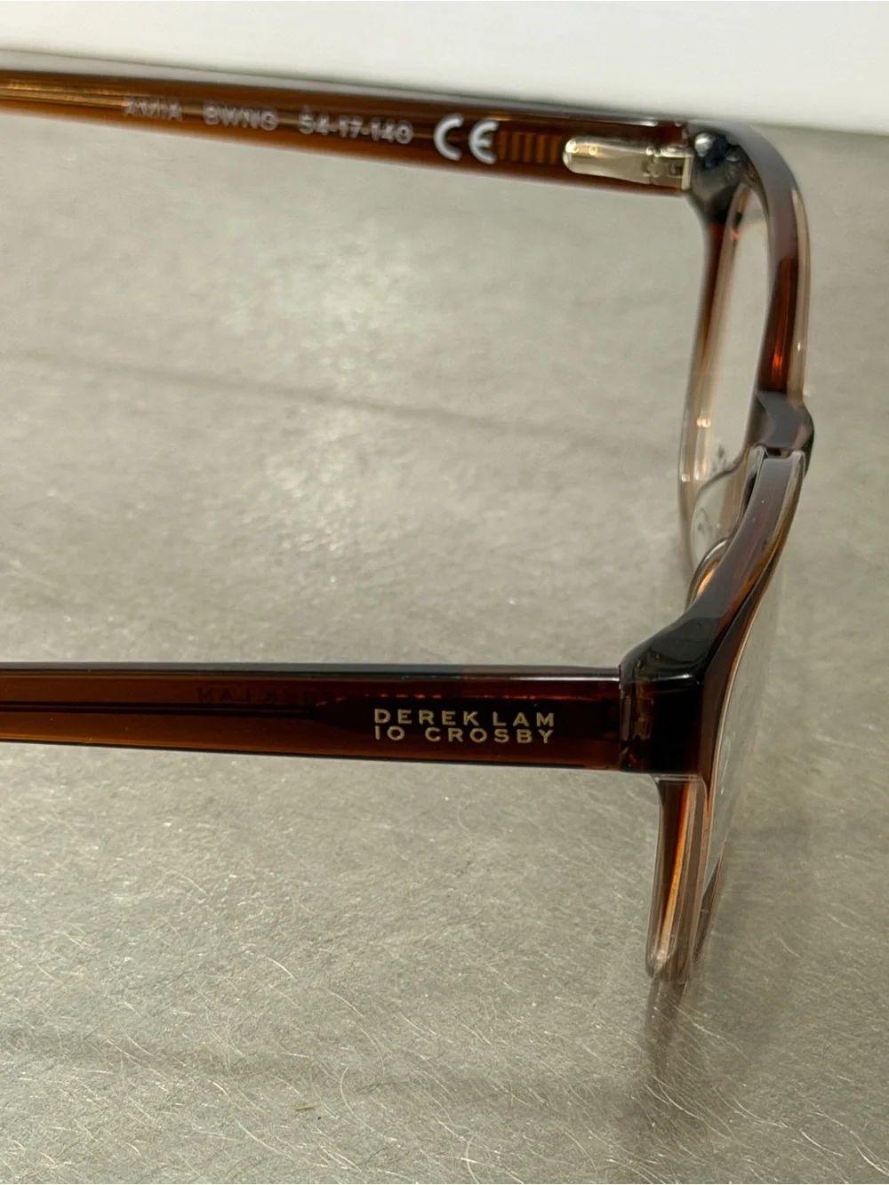 10 Crosby Derek Lam Brown gradient Women's AMIA Glasses 54-17-140, NWT